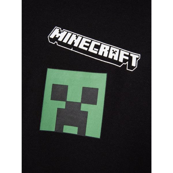 Name It Black Jacot Minecraft Regular Sweatshirt Fashion