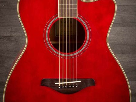 Yamaha FSC-TA Ruby Red Acoustic Guitar Discount