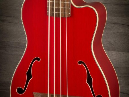 Kala Journeyman U-Bass Matte Red For Cheap