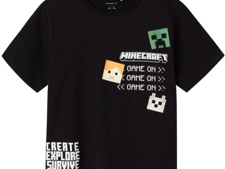 Name It Black Jafar Minecraft Regular T-Shirt For Discount