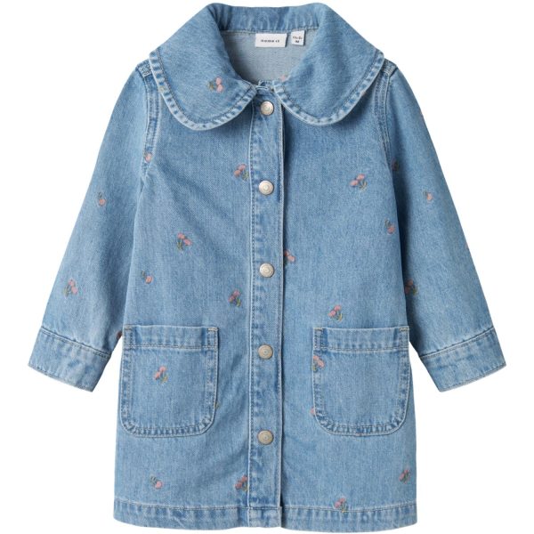 Name It Light Blue Denim Piper Denim Dress For Cheap