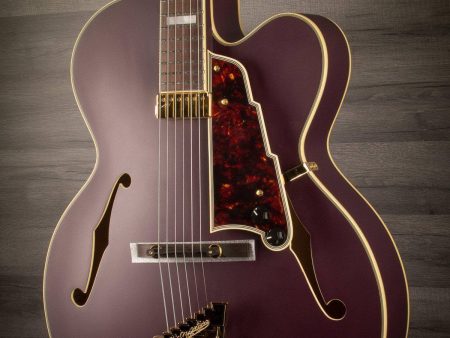 D Angelico Deluxe EXL1 Matte Plum Hot on Sale