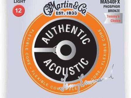 Martin FX Phosphor Bronze Flexible Core Acoustic Guitar Strings 12-54 on Sale