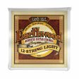 Ernie Ball 2010 Earthwood 12 String Bronze Acoustic Guitar Strings Light Online Hot Sale