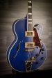 D Angelico Deluxe 175 Matte Royal Blue on Sale