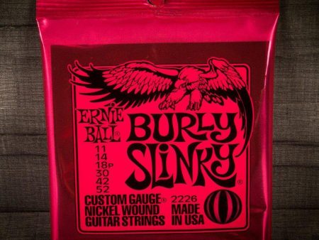 Ernie Ball Burly Slinky 2226 Guitar Strings 11-52 For Cheap