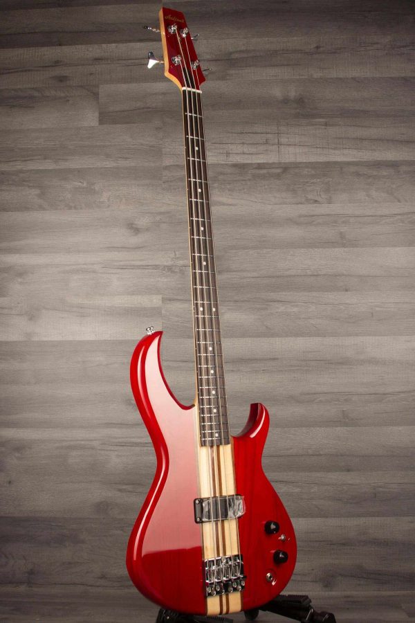 Aria SB-700 Bass Guitar - Paduak Red Online Hot Sale