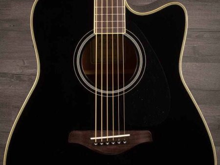 Yamaha TransAcoustic FGC-TA Electro Acoustic Cutaway, Black Fashion