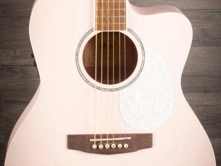 Cort Jade Classic Pastel Pink Open Pore Electro acoustic guitar Online Hot Sale