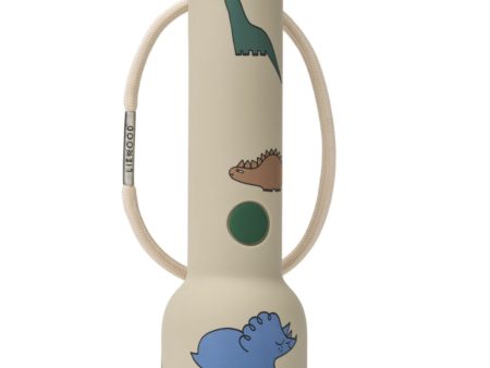 LIEWOOD Dinosaurs   Mist Gry Printed Flashlight on Sale