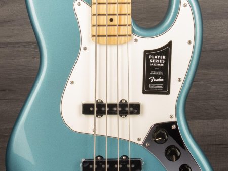 Fender Player Jazz Bass Guitar, Maple Neck - Tidepool Online