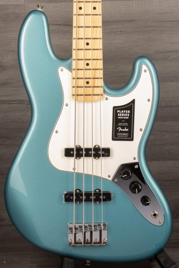 Fender Player Jazz Bass Guitar, Maple Neck - Tidepool Online