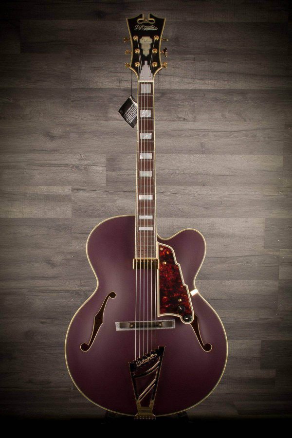 D Angelico Deluxe EXL1 Matte Plum Hot on Sale