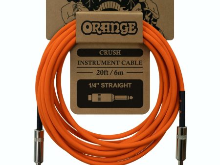 Orange Crush 20ft Instrument Cable, Straight to Straight Online Hot Sale