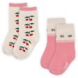 Konges Sløjd Cherry Mix 2 Pack Jacquard Socks Supply