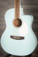 Cort Jade Classic Sky Blue Open Pore Electro acoustic guitar Hot on Sale