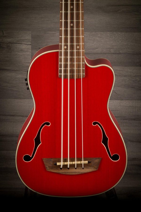 Kala Journeyman U-Bass Matte Red For Cheap