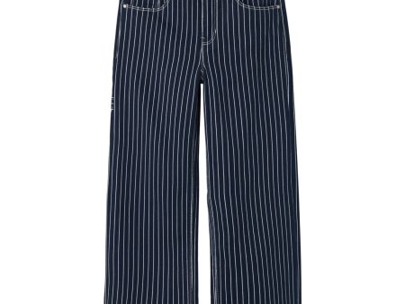 Name It Navy Blazer Rose Wide Twill Stripe Pants Online Sale