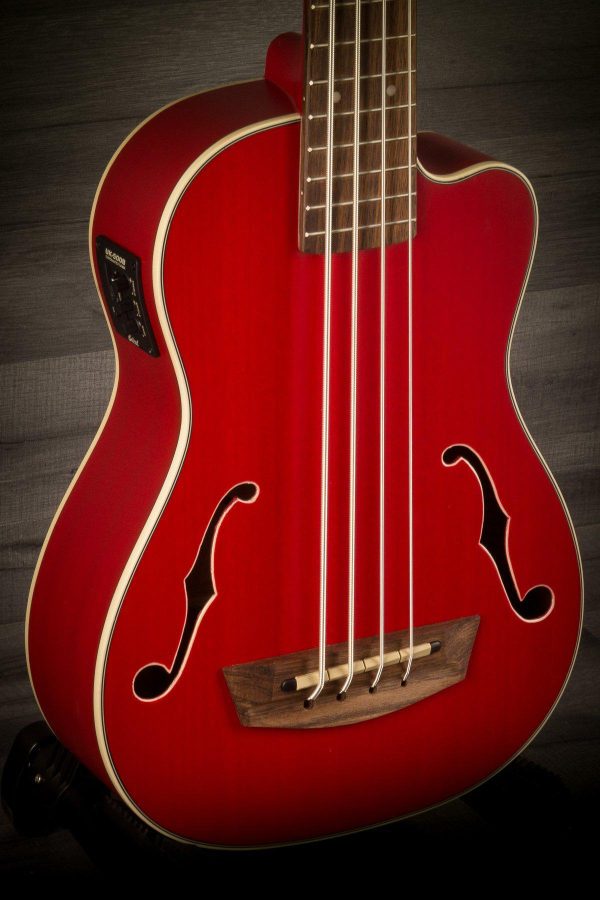 Kala Journeyman U-Bass Matte Red For Cheap