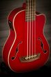 Kala Journeyman U-Bass Matte Red For Cheap