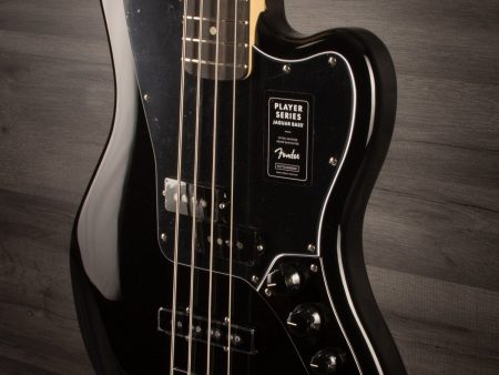 Fender Limited Edition Jaguar Bass Guitar - Black, Ebony Fingerboard Sale