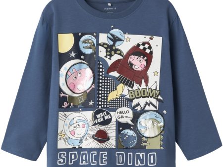 Name It China Blue Dilip Peppa Pig Regular Blouse Cheap