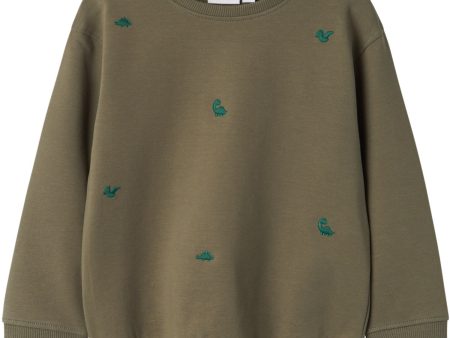 Name It Dusty Olive Ben Regular Sweatshirts Discount