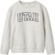 Name It Light Grey Melange Taloy Regular Sweatshirt Fashion