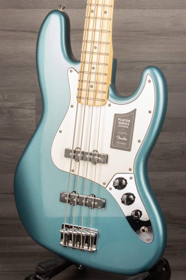 Fender Player Jazz Bass Guitar, Maple Neck - Tidepool Online