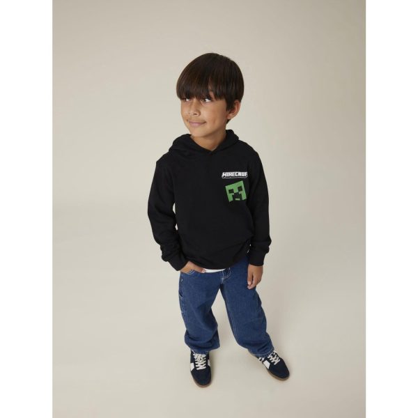 Name It Black Jacot Minecraft Regular Sweatshirt Fashion