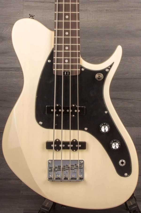 Aria Jet Bass Vintage White - Bass Guitar on Sale