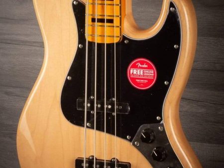 Squier Classic Vibe  70s Jazz Bass Guitar - Natural For Cheap