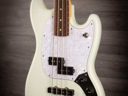 USED - Fender Mustang Bass  - Sonic Blue on Sale