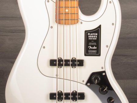 Fender Player Jazz Bass Guitar, Pau Ferro Fingerboard - Polar White Online now