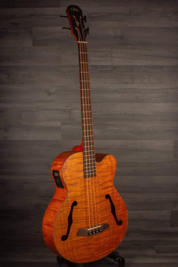 Aria FEB F2M Stained Brown Medium Scale Acoustic - Bass Guitar For Sale