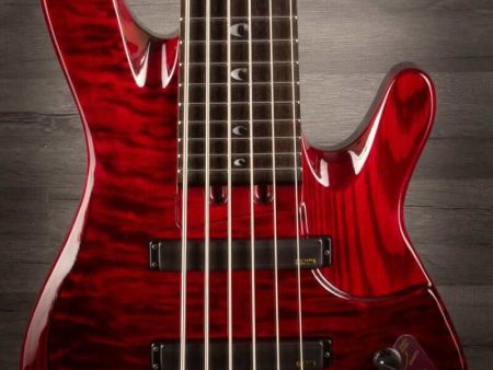 Yamaha TRBJP2  John Patitucci  6-String Bass Guitar Translucent Dark Red Hot on Sale