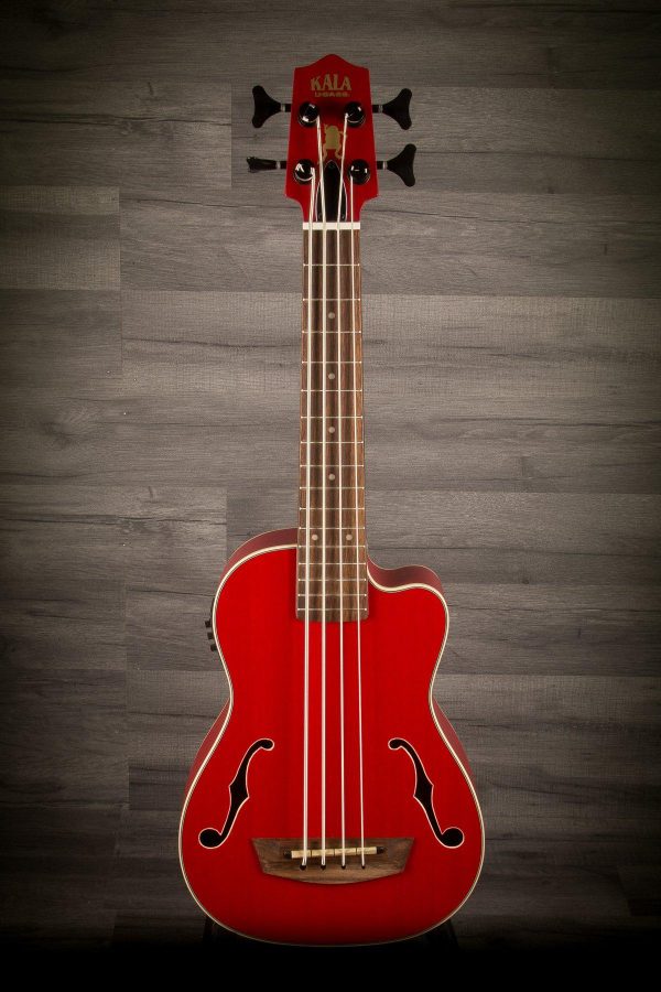 Kala Journeyman U-Bass Matte Red For Cheap