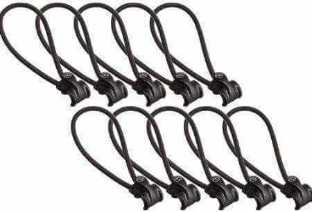 D Addario Planet Waves 1 4  Elastic Cable Tie - 10 Pack on Sale