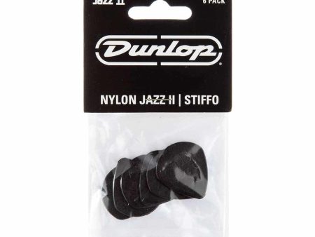 Dunlop Nylon Jazz II Stiffo - 6 Pack Discount