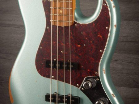 Fender 60th Anniversary Road Worn  60s Jazz Bass Guitar - Firemist Silver Online Hot Sale