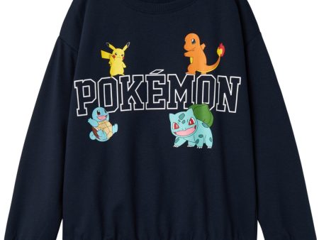 Name It Dark Sapphire Day Pokemon Regular Sweatshirt Noos Online now