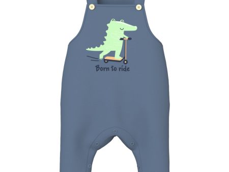 Name It China Blue Born To Ride Vonne Sweat Overall Online Sale