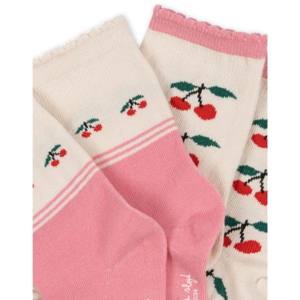 Konges Sløjd Cherry Mix 2 Pack Jacquard Socks Supply