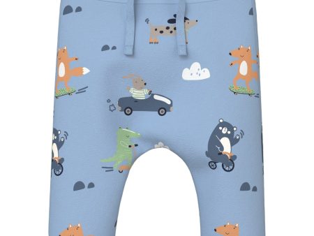 Name It Cerulean Animals In Motion Vroels Pants on Sale