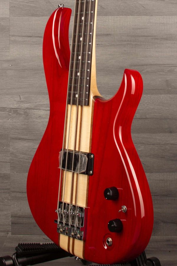 Aria SB-700 Bass Guitar - Paduak Red Online Hot Sale