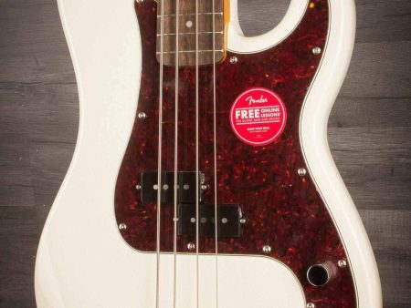 Squier Classic Vibe  60s Precision Bass Guitar - Olympic White Discount