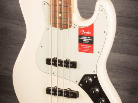 Fender American Pro Jazz Bass - Olympic White Hot on Sale