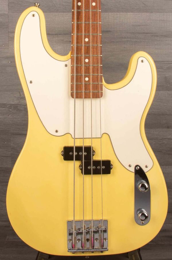 USED - Fender Mike Dirnt Artist Series Signature Precision Bass Guitar - Blonde - 2004 Supply