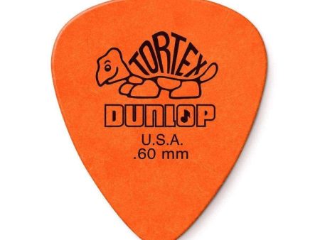 Dunlop Tortex .60mm 12 Pack Orange Fashion