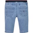 Tommy Hilfiger Denim Medium Micro Global Stripe Denim Pants Sale